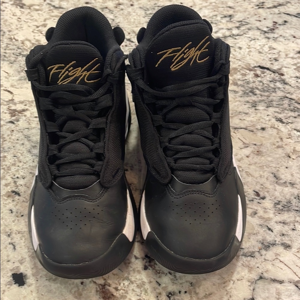 Nike Black and White High-Top Sneakers